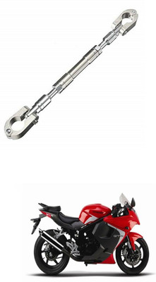 LOVMOTO UniversaL AUDJUSTABLE CROSS HANDLE BAR ROD 279 Handle Bar(Silver)