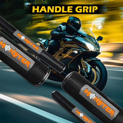 Generox Premium Quality Handle Grip Handle Bar Grip For Universal For Bike Universal For Bike(Pack of 4)