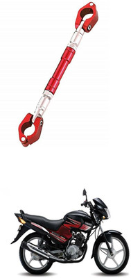 LOVMOTO UniversaL AUDJUSTABLE CROSS HANDLE BAR ROD 569 Handle Bar(Red)