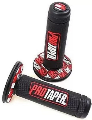 xtremebikers protaper gripset bk red 01 Handle Bar Grip For Universal For Bike Universal For Bike(Pack of 2)
