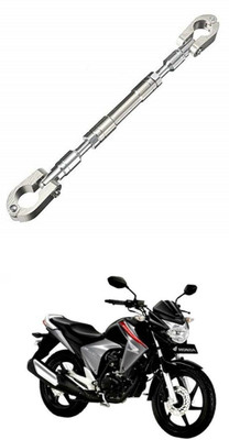 LOVMOTO UniversaL AUDJUSTABLE CROSS HANDLE BAR ROD 225 Handle Bar(Silver)