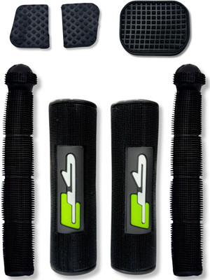 REENA GT Green Grip Cover with Brake and Gear Lever Cover Handle Bar Grip For Universal For Bike Universal For Bike(Pack of 7)