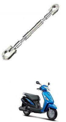 LOVMOTO UniversaL AUDJUSTABLE CROSS HANDLE BAR ROD 385 Handle Bar(Silver)