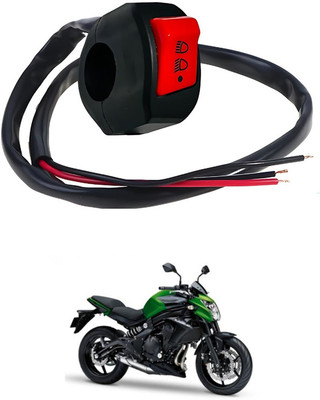 LOVMOTO 22mm Universal Motorcycle Switch ON/ON/OFF Connector Button Switch Handlebar 189 Interior Light Motorbike LED for Kawasaki (12 V, 12 W)(Universal For Bike, Pack of 1)