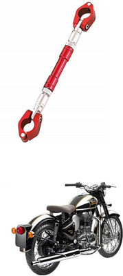 LOVMOTO UniversaL AUDJUSTABLE CROSS HANDLE BAR ROD 428 Handle Bar(Red)