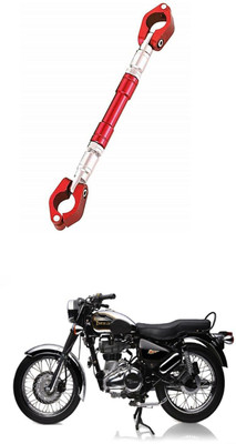 LOVMOTO UniversaL AUDJUSTABLE CROSS HANDLE BAR ROD 446 Handle Bar(Red)