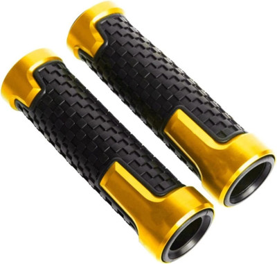 way2gmart GOLDEN_GRIP Handle Bar Grip For Universal For Bike Universal For Bike(Pack of 2)