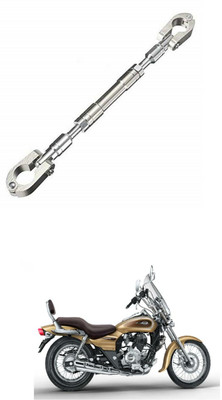 LOVMOTO UniversaL AUDJUSTABLE CROSS HANDLE BAR ROD 213 Handle Bar(Silver)