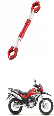 LOVMOTO UniversaL AUDJUSTABLE CROSS HANDLE BAR ROD 479 Handle Bar(Red)