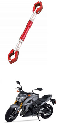 LOVMOTO UniversaL AUDJUSTABLE CROSS HANDLE BAR ROD 471 Handle Bar(Red)