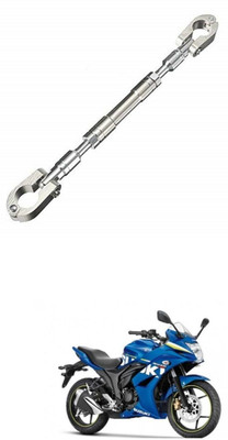 LOVMOTO UniversaL AUDJUSTABLE CROSS HANDLE BAR ROD 273 Handle Bar(Silver)