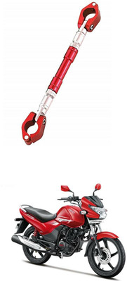 LOVMOTO UniversaL AUDJUSTABLE CROSS HANDLE BAR ROD 392 Handle Bar(Red)