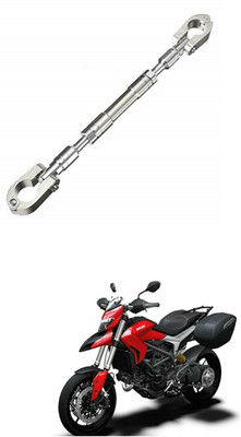 LOVMOTO UniversaL AUDJUSTABLE CROSS HANDLE BAR ROD 284 Handle Bar(Silver)