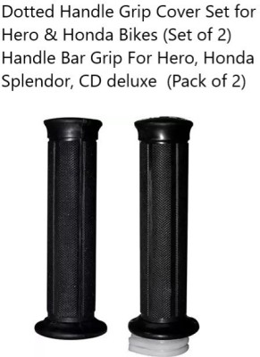 Mvaeshop Dotted Handle Grip Cover (Set of 2)For Hero, Honda Splendor,CD deluxe Handle Bar Grip For Hero, Honda Splendor, CD deluxe(Pack of 2)