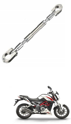 LOVMOTO UniversaL AUDJUSTABLE CROSS HANDLE BAR ROD 359 Handle Bar(Silver)