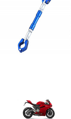 LOVMOTO UniversaL AUDJUSTABLE CROSS HANDLE BAR ROD 3 Handle Bar(Blue)