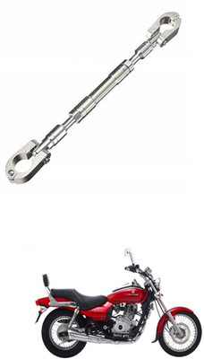 LOVMOTO UniversaL AUDJUSTABLE CROSS HANDLE BAR ROD 211 Handle Bar(Silver)