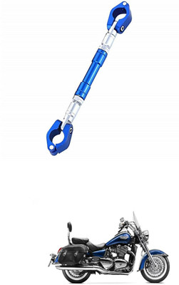 LOVMOTO UniversaL AUDJUSTABLE CROSS HANDLE BAR ROD 163 Handle Bar(Blue)