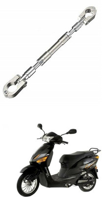 LOVMOTO UniversaL AUDJUSTABLE CROSS HANDLE BAR ROD 257 Handle Bar(Silver)