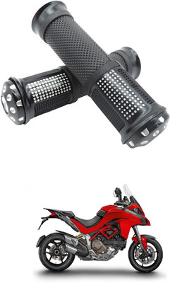 PRTEK Motorcycle Hand Grips Anti-Skid Handlebar Rubber Bar End 303 Handle Bar Grip For Hero Moto Corp Duet(Pack of 2)