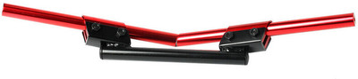 LOVMOTO Universal bike Handle Bar Stylish Handlebar Pipe/Rod 695 Clip-on Handle Bar(Red)