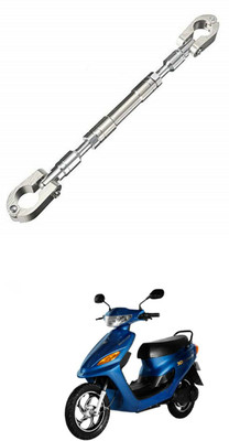 LOVMOTO UniversaL AUDJUSTABLE CROSS HANDLE BAR ROD 258 Handle Bar(Silver)