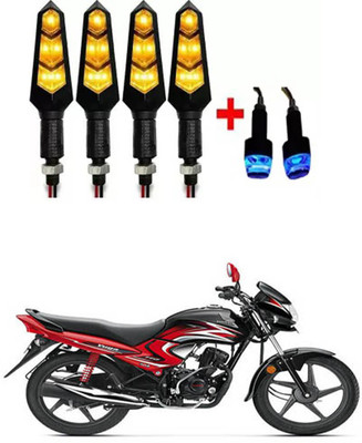 APICAL Side LED Indicator Light for Honda Dream Yuga(Multicolor)