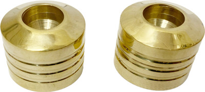Dhe Best Handle Weight Plain For Royal Enfield All Models Not Suitable Interceptor Bike Handlebar Weights(2 Yellow)