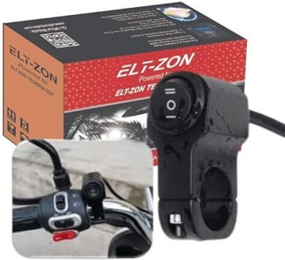 ELTRON TURBO 3 Mode Handlebar Switch-773 Bike Handlebar Weights(1 Black)