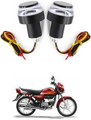 APICAL Bike Handle Bar LED Turn Signal Indicators For CD Dawn Bike Handlebar Weights(2 Multicolor)