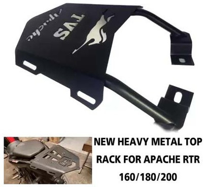 SRPHERE NEW HEAVY METAL TOP RACK FOR RTR Bike Headlight Grill(Black)