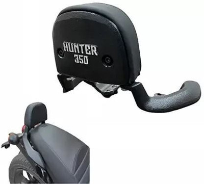 aqrin hunter 350 backrest alluminium bodyy Bike Headlight Grill(Black)