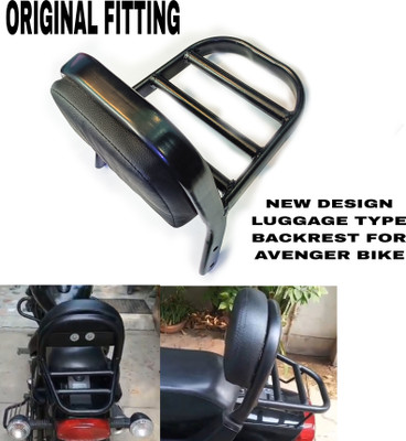 Aklin Boky NEW DESIGN LUGGAGE HEAVY METAL BACKREST FOR AVENGER Bike Headlight Grill(Black)