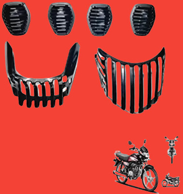 Gurdeep Creation Bike Headlight Girll-37 Bike Headlight Grill(Black)
