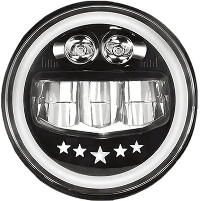 Sangam Moto 5 star 900 Bike Headlight Grill(White)