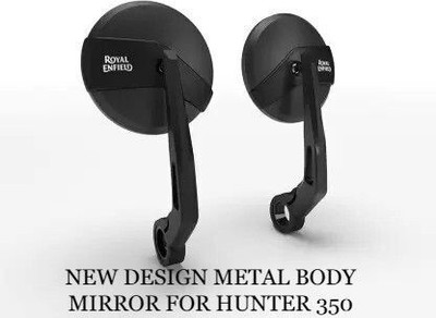 aqrin hunter350 mirror bike mirror-3665 Bike Headlight Grill(Black)
