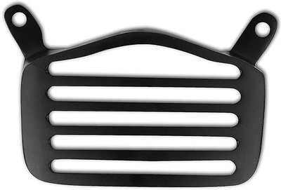 Golden Fox Metal Bullet Tail Light Grill for Royal Enfield Bullet Standard Bike Headlight Grill(Black)