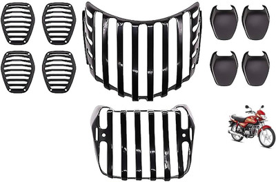 PECULIAR ZONE PZHFDELUXCOMBO790 Bike Headlight Grill(Black)