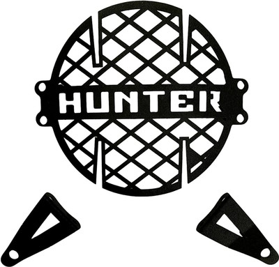 SGTB Metal Headlight Grill for Hunter 350 Headlight Grill Black Heavy Bike Headlight Grill(Black)