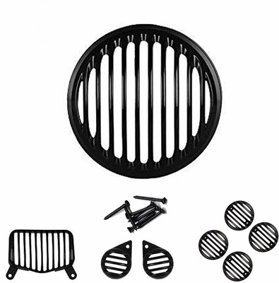 Vishal Mart AB002 Bike Headlight Grill(Black)