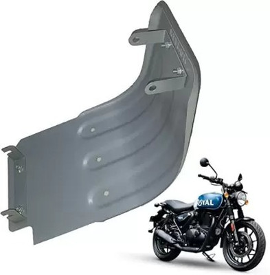 MODAROCK Metal Premium Heavy Quality Engine Guard,Sump Guard for RE Hunter 350 cc silver Bike Headlight Grill(Silver)