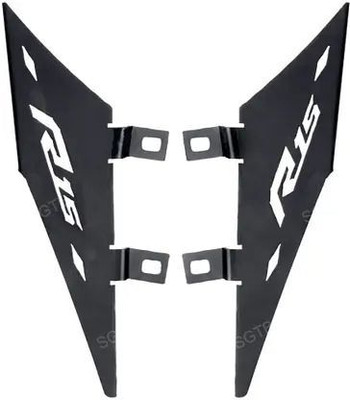 aqramax Bike R15 V4 M Tail Guard Grab Rail Bike Headlight Grill(Black)