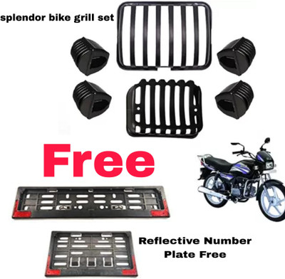 VPRS VP-GRILL-02 Bike Headlight Grill(Black)