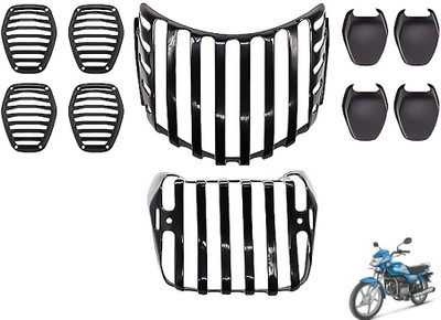 QUIRKY ZONE QZHFDELUXCOMBO830 Bike Headlight Grill(Black)