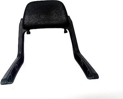 DOLSHACOB Cushion Backrest Passenger Seat Back Support Rest Compatible for Royal Enfield Bike Headlight Grill(Black)