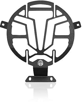 PM Enterprises Metal Headlight Grill For TVS Ronin 225 (2024) Bike Headlight Grill(Black)
