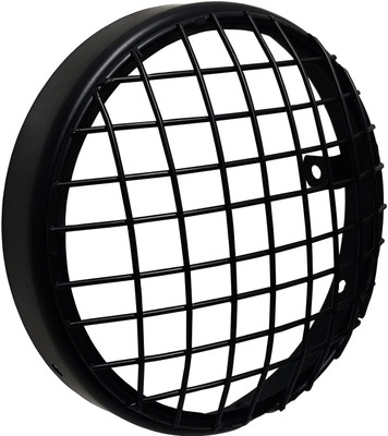 Seflipo Heavy Quality Metal Jali Headlight Grill For RE Reborn Classic 350 Bike Headlight Grill(Black)