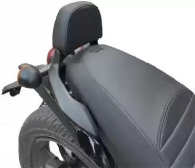 aqramax hunter350 backrest for bike/comfortable cushion backrest Bike Headlight Grill(Black)