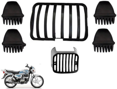 PECULIAR ZONE PZSPLENDORCOMBO1056 Bike Headlight Grill(Black)
