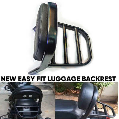 imad NEW DESIGN LUGGAGE HEAVY METAL BACKREST FOR AVENGER Bike Headlight Grill(Black)